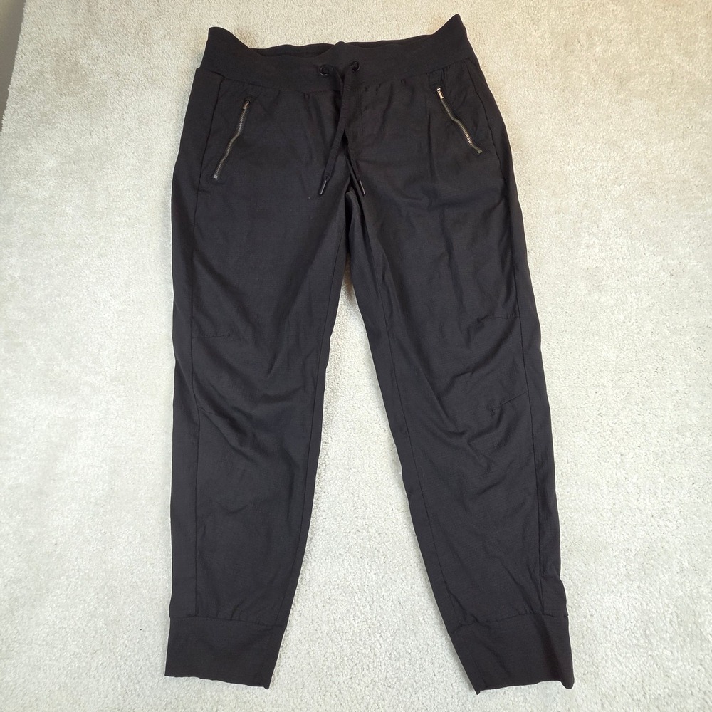 Athleta Trekkie North Jogger Black Ripstop Hiking Pants Womens 12